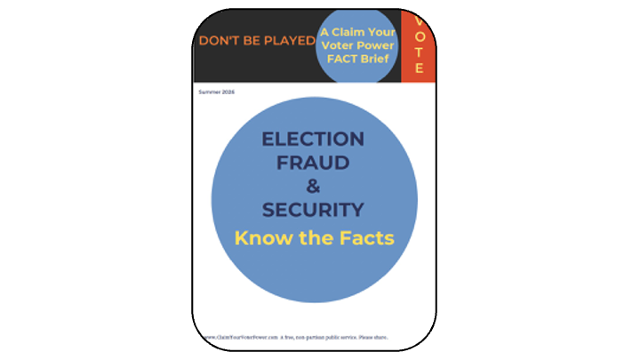 Fact Brief 1: Voting Fraud and Security cover image